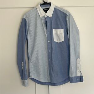 Asymmetric bonobos button down/ button up